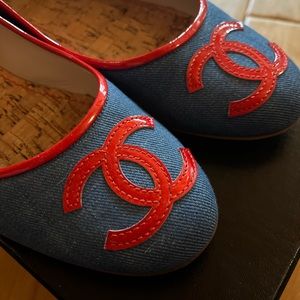 ❤️SOLD❤️ Chanel Flats EU40. Fit US9